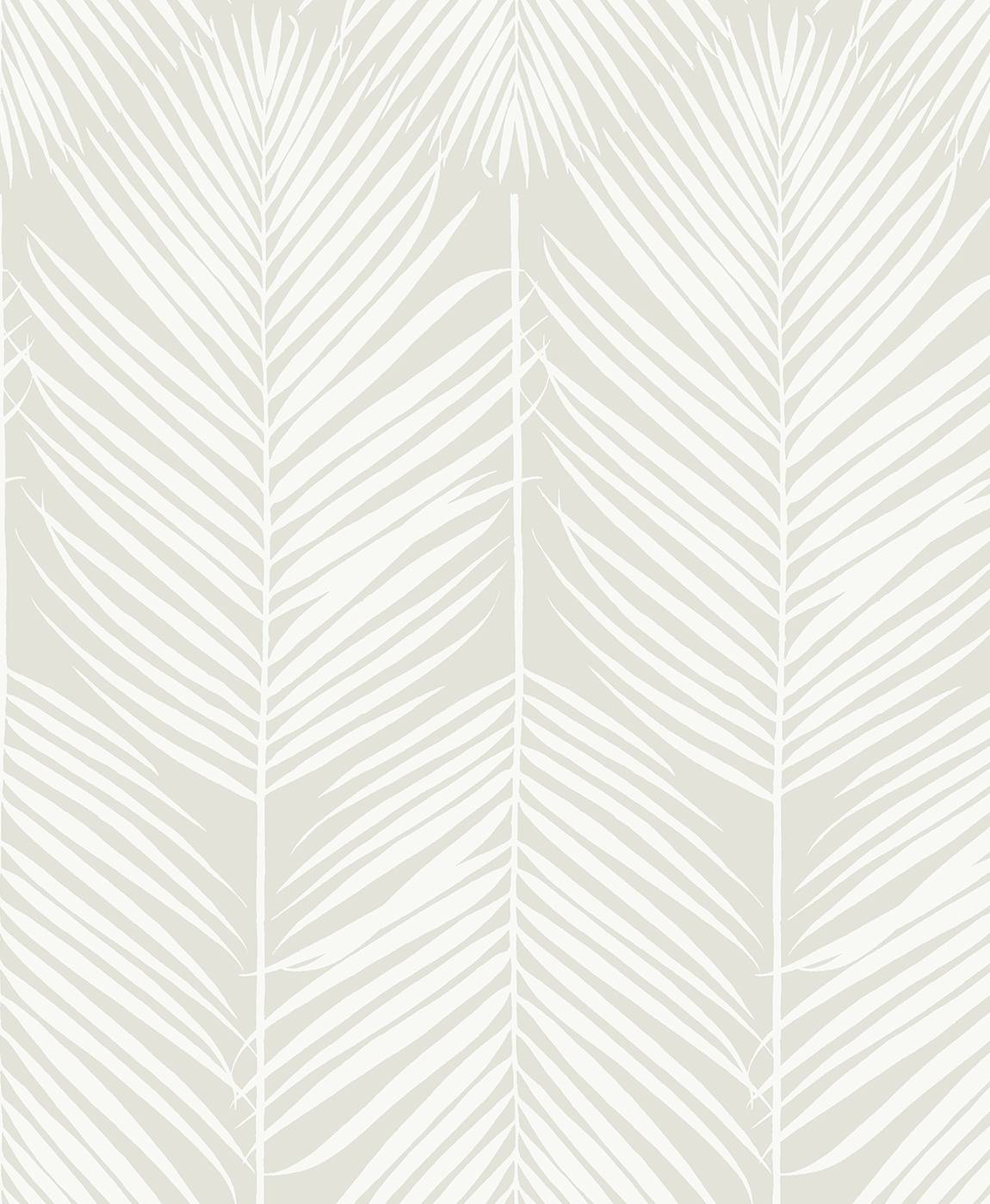 Seabrook Designs Athena Palm Sea Salt Wallpaper ET10805