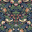 Seabrook Designs Fragaria Garden Midnight Blue Wallpaper Sample ET11202