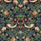 Seabrook Designs Fragaria Garden Ebony Wallpaper Sample ET11210