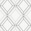 Seabrook Designs Linework Gem Metallic Silver & Ebony Wallpaper Sample ET11600