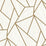 Seabrook Designs Metro Vector Metallic Gold & Morning Fog Wallpaper Sample ET11706