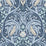 Seabrook Designs Bird Scroll Denim & Blue Mist Wallpaper Sample ET12202