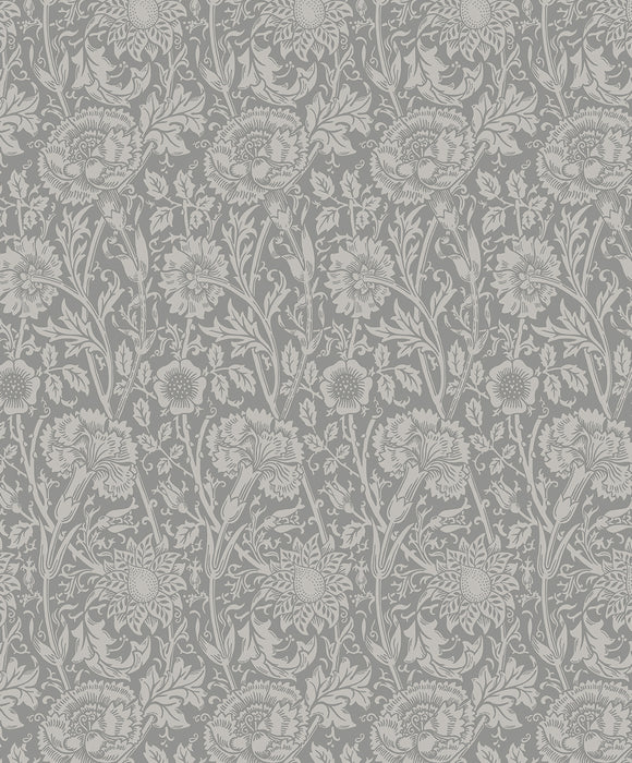 Seabrook Designs Tonal Floral Trail Argos Grey Wallpaper Sample ET12507