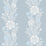 Seabrook Designs Blooming Stripe Baby Blue Wallpaper Sample ET12702