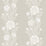 Seabrook Designs Blooming Stripe Metallic Pearl Wallpaper Sample ET12708