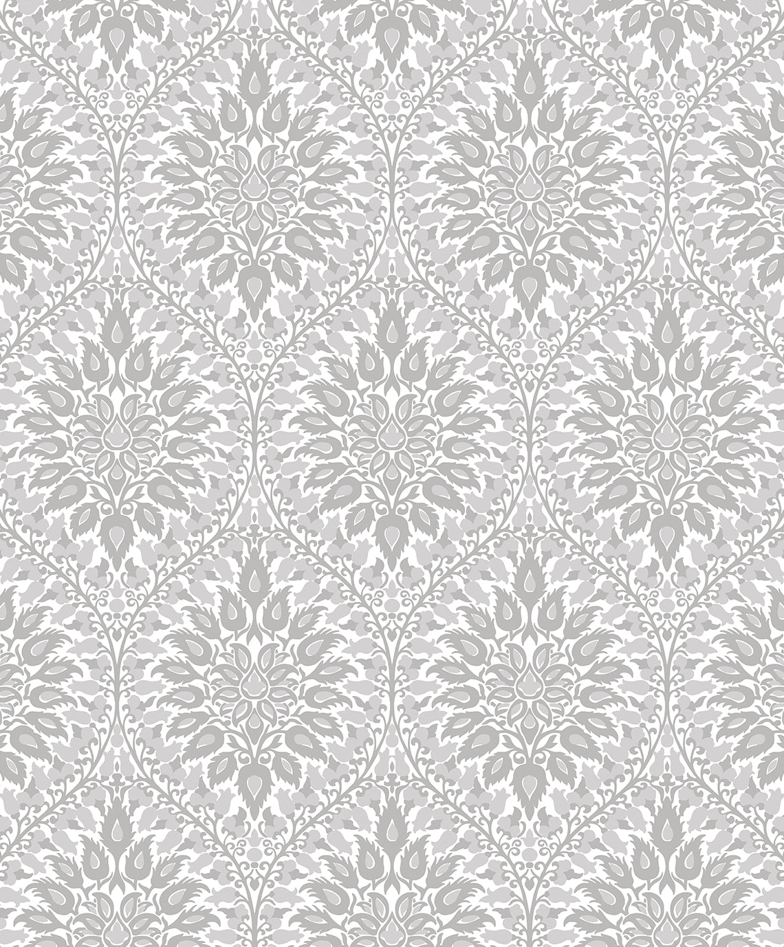 Seabrook Designs Luna Ogee Daydream Grey Wallpaper ET12908