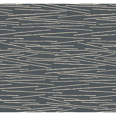 York Line Horizon Charcoal Wallpaper EV3940