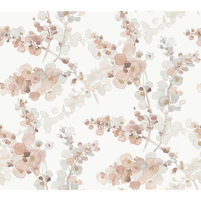 York Blossom Fling Clay Wallpaper EV3975