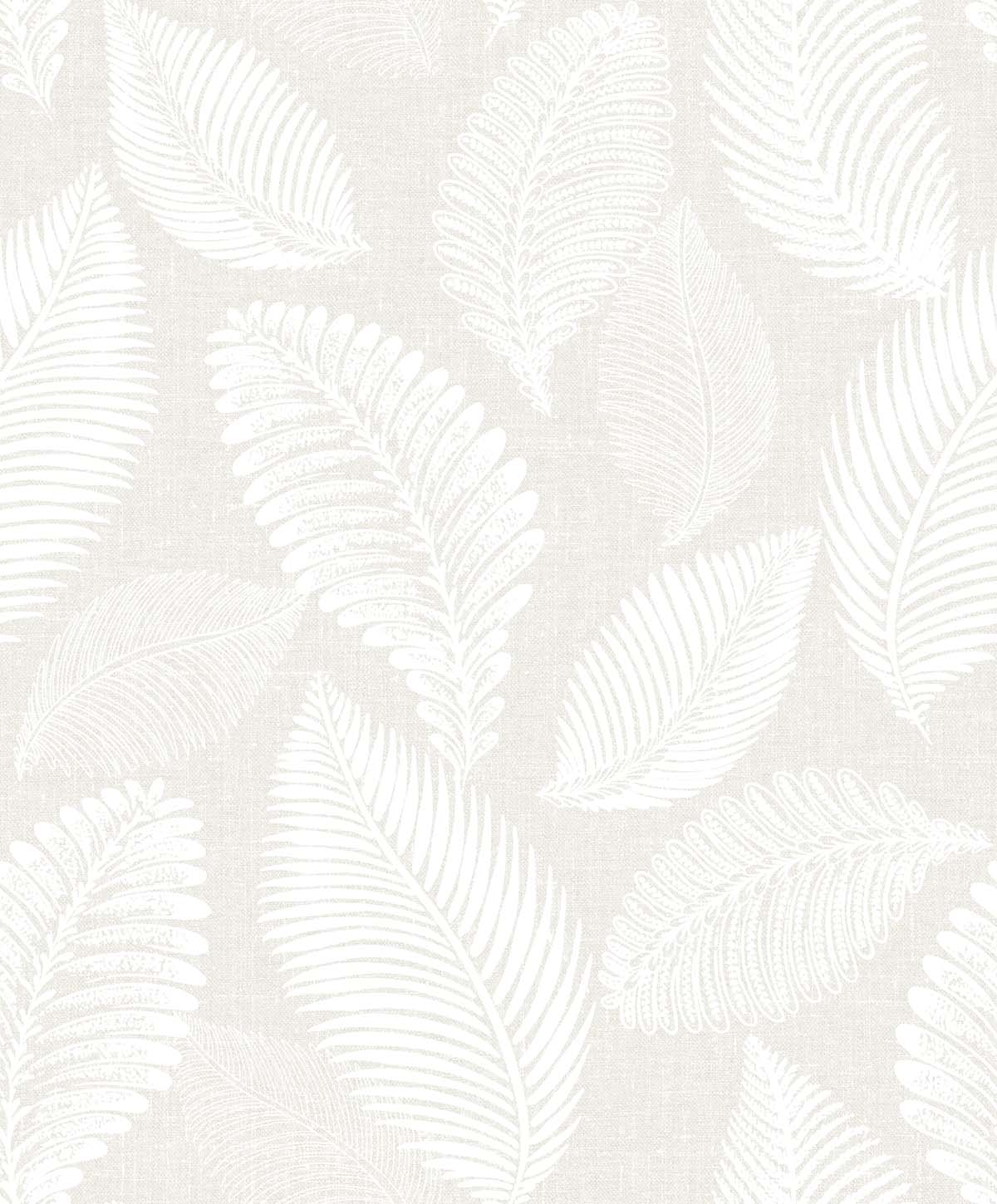 Seabrook Designs Tossed Leaves Cool Linen Wallpaper EW10000