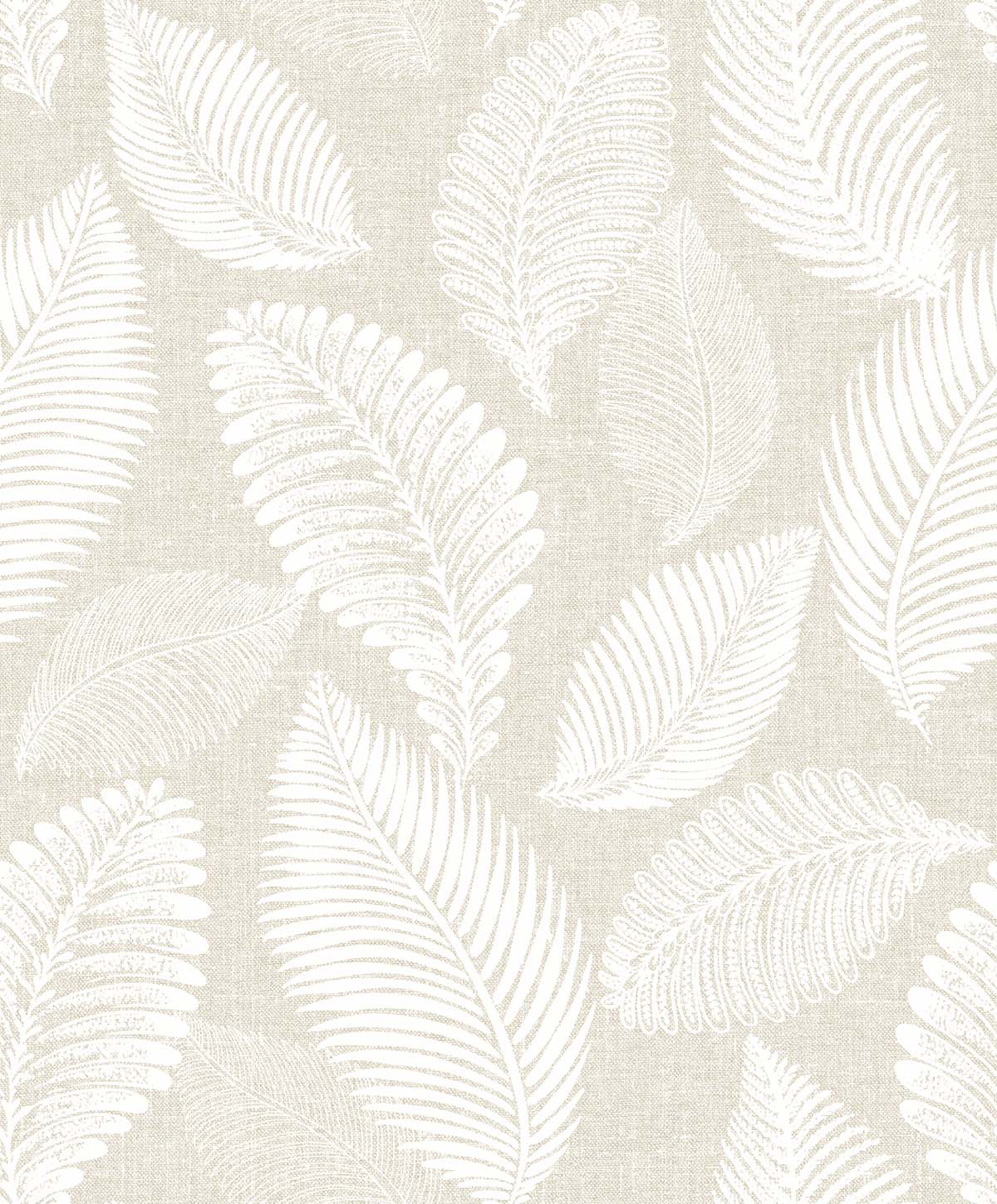 Seabrook Designs Tossed Leaves Warm Sand Wallpaper EW10005