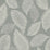 Seabrook Designs Tossed Leaves Charcoal Linen Wallpaper Sample EW10010