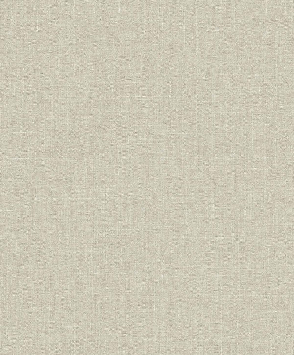 Seabrook Designs Abington Faux Linen Ocean Sand Wallpaper EW10105