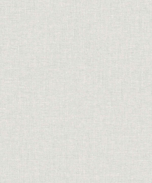 Seabrook Designs Abington Faux Linen Greige Wallpaper Sample EW10107