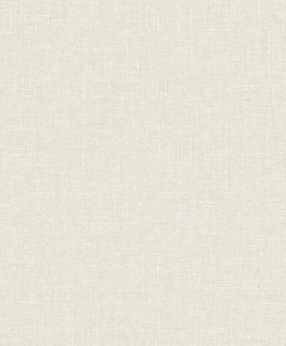 Seabrook Designs Abington Faux Linen Tan Wallpaper Sample EW10114