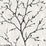 Seabrook Designs Avena Branches Contrast Wallpaper Sample EW10200