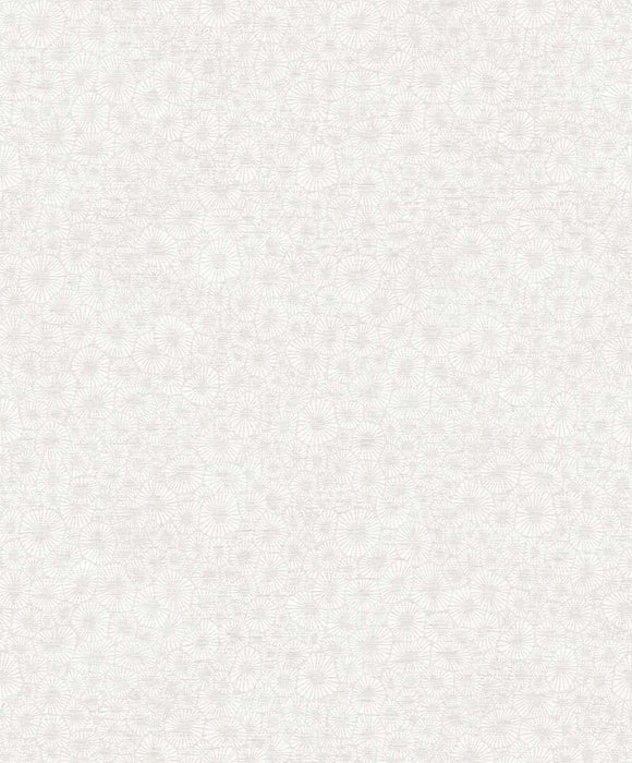 Seabrook Designs Windham Shells Pure Pearl Wallpaper Sample EW10700