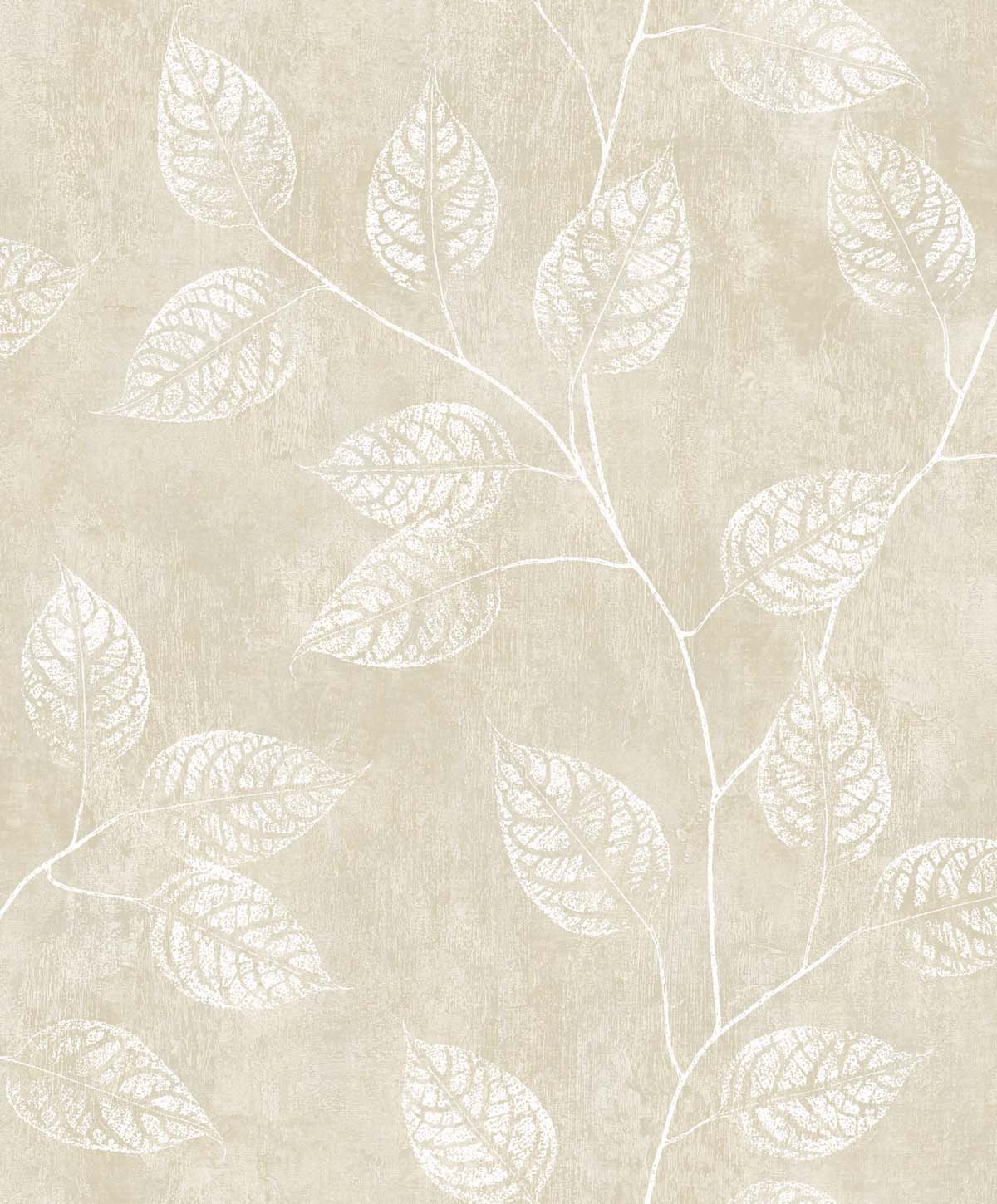 Seabrook Designs Branch Trail Silhouette Summer Sand Wallpaper EW10805