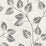 Seabrook Designs Branch Trail Silhouette Black And White Wallpaper Sample EW10820