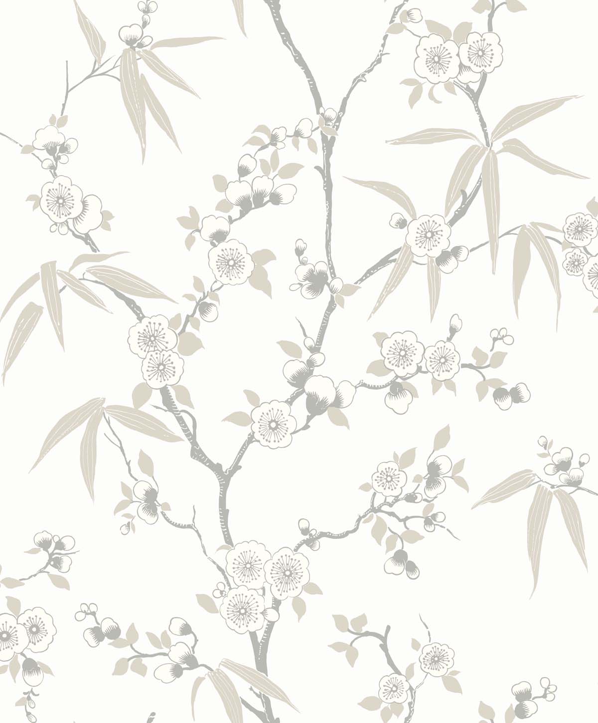 Seabrook Designs Floral Blossom Trail Morning Wallpaper EW11107