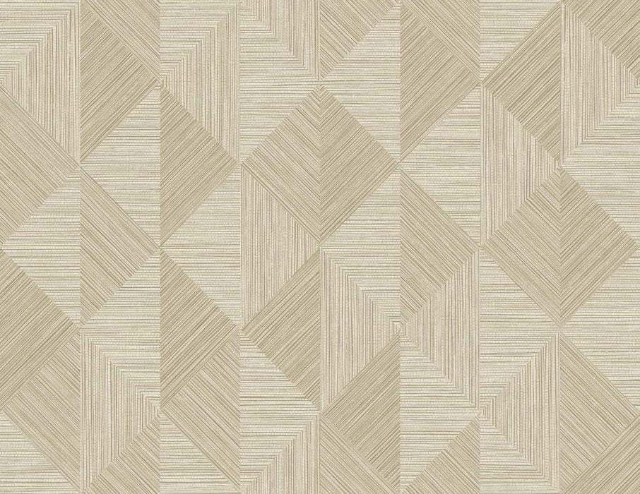 Seabrook Designs Diamond Inlay Sandy Wallpaper Sample EW11705