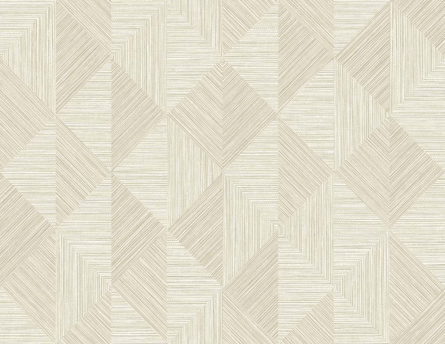 Seabrook Designs Diamond Inlay Beige Wallpaper EW11707