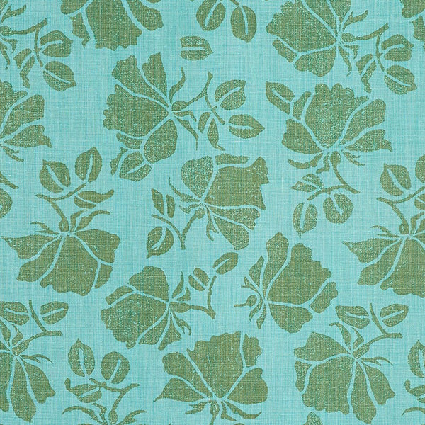 Peter Dunham Emilia Blue/Green Fabric Sample 111EML04