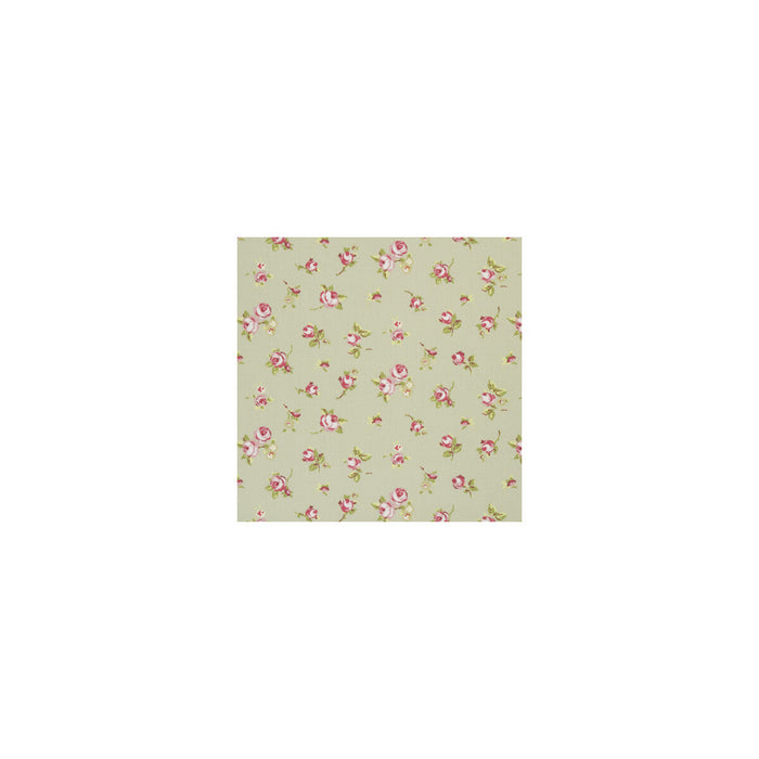 Clarke & Clarke Rosebud Sage Fabric Sample F0299/04.CAC.0