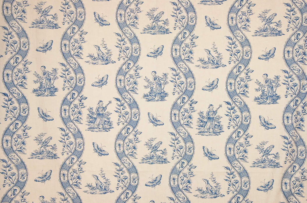 Braquenie Marquis De Pierre Bleu Fabric B1796002