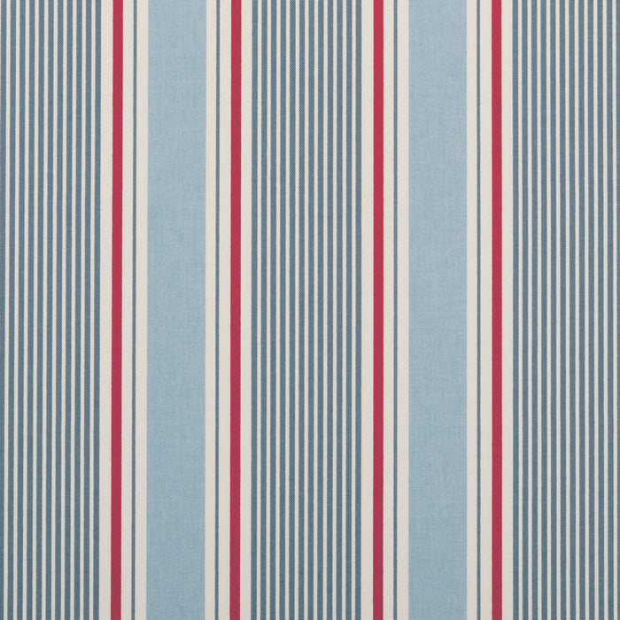 Clarke & Clarke Sail Stripe Marine Fabric Sample F0408/01.CAC.0