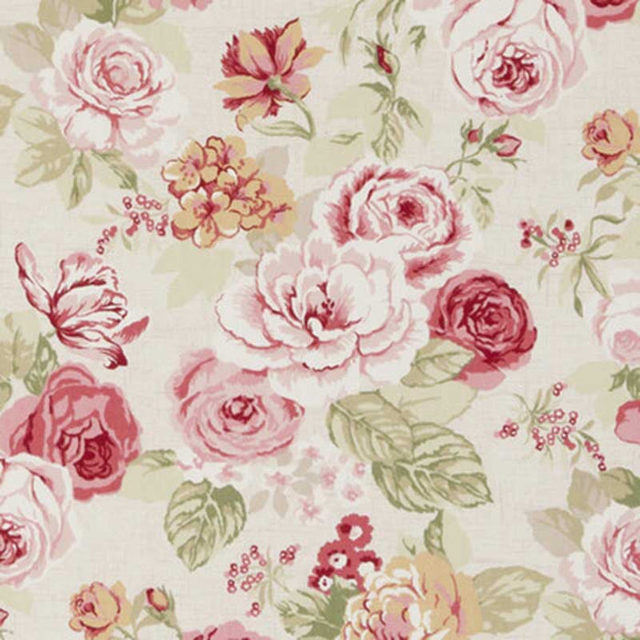 Clarke & Clarke Genevieve Old Rose Fabric Sample F0622/04.CAC.0