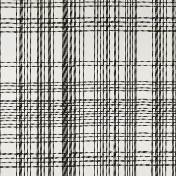 Clarke & Clarke Bw1006 Black/White Fabric Sample F0878/01.CAC.0