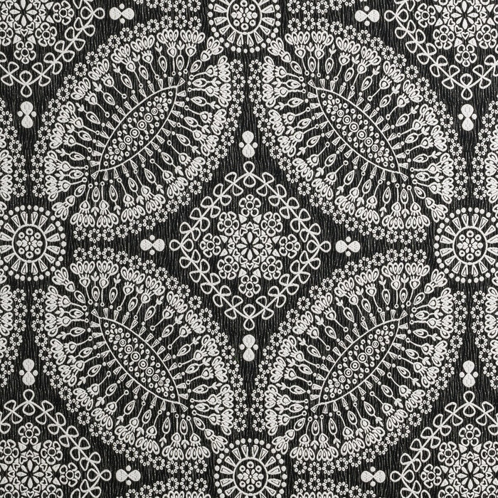 Clarke & Clarke Bw1007 Black/White Fabric Sample F0879/01.CAC.0