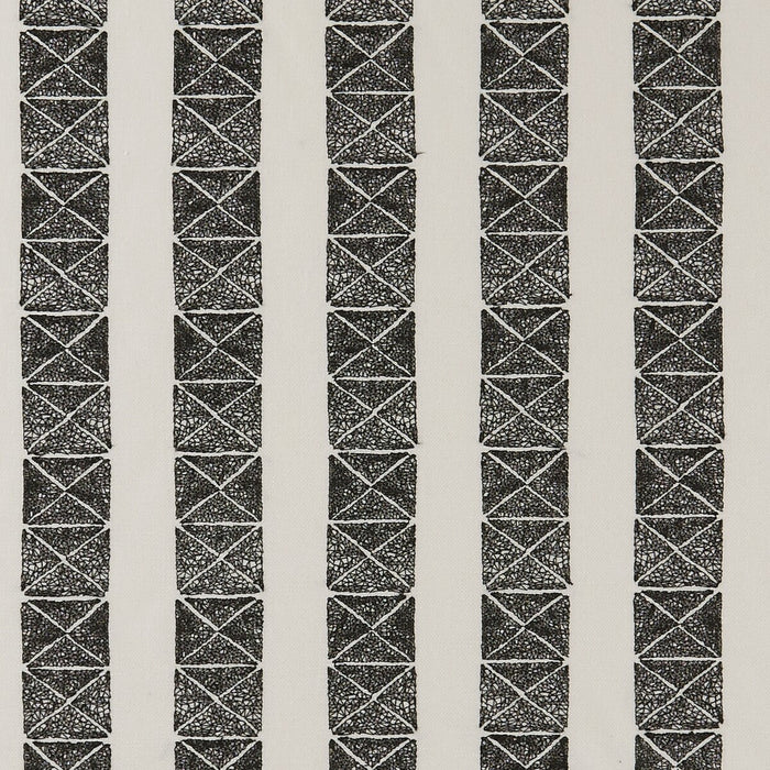 Clarke & Clarke Bw1013 Black/White Fabric Sample F0885/01.CAC.0