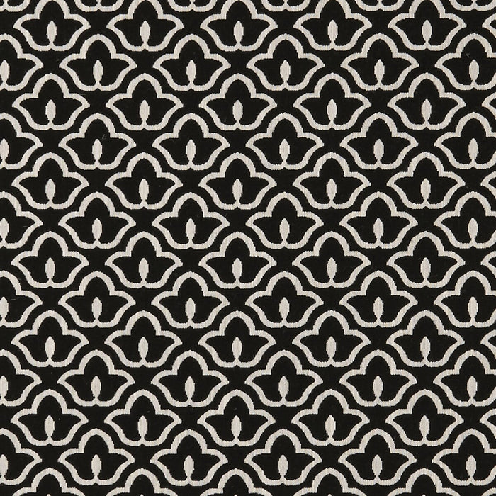 Clarke & Clarke Bw1014 Black/White Fabric Sample F0887/01.CAC.0