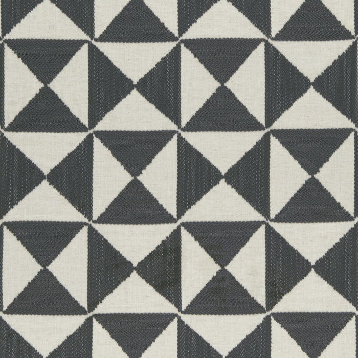 Clarke & Clarke Adisa Charcoal Fabric Sample F0952/01.CAC.0