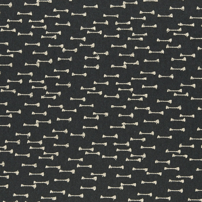 Clarke & Clarke Nala Charcoal Fabric Sample F0958/01.CAC.0