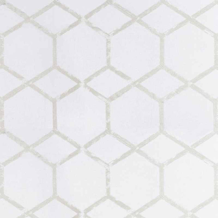 Clarke & Clarke Forma Ivory/Silver Fabric Sample F1469/04.CAC.0