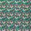 Clarke & Clarke Paradise Teal Velvet Fabric Sample F1520/04.CAC.0