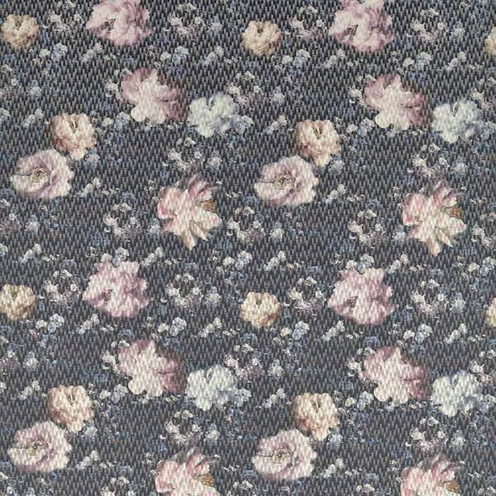 Clarke & Clarke Camile Blush/Charcoal Fabric Sample F1523/01.CAC.0