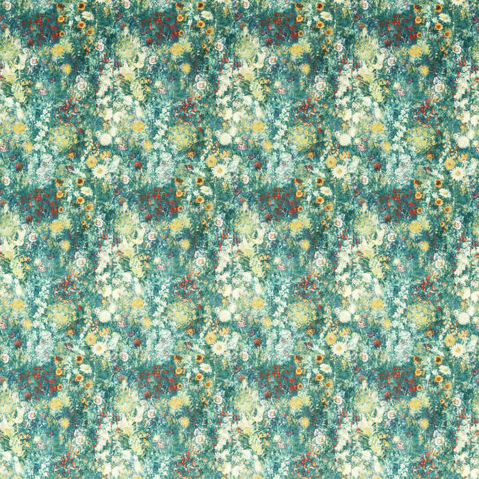 Clarke & Clarke Rosedene Forest Fabric Sample F1539/03.CAC.0