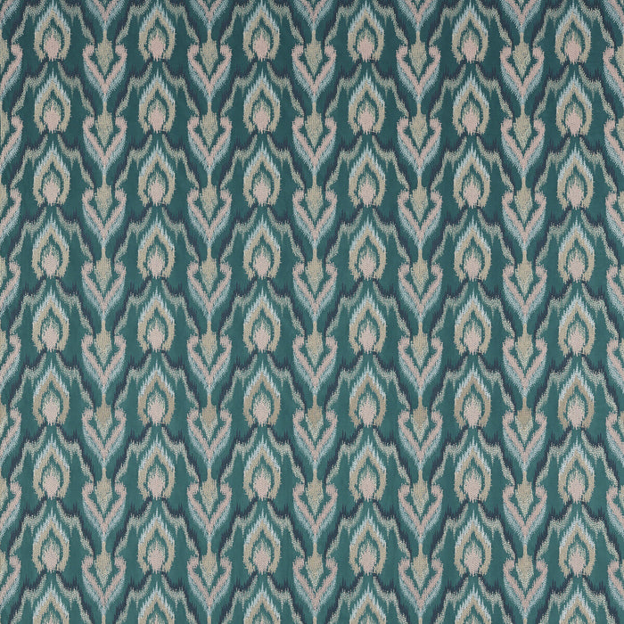 Clarke & Clarke Velluto Teal Fabric Sample F1549/04.CAC.0