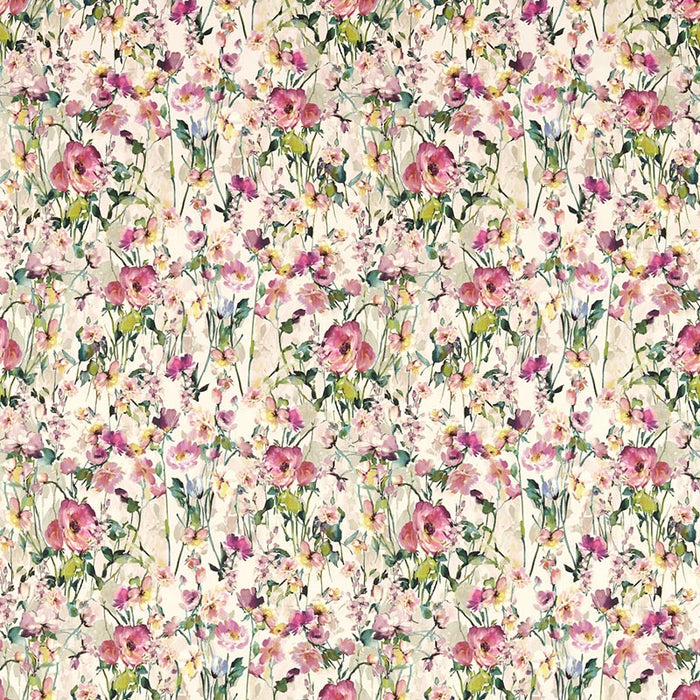 Clarke & Clarke Wild Meadow Blush Fabric F1596/01.CAC.0