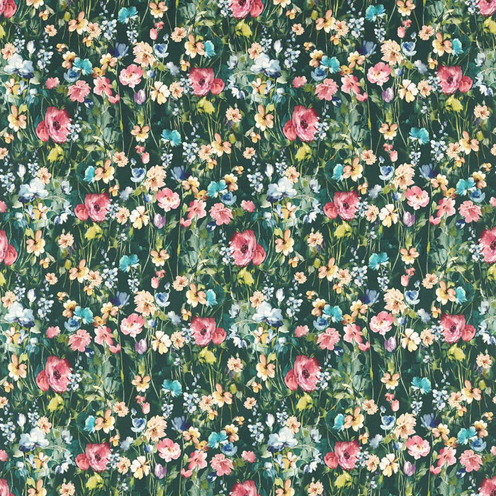 Clarke & Clarke Wild Meadow Forest Fabric Sample F1596/03.CAC.0