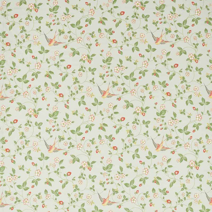 Clarke & Clarke Wild Strawberry Dove Linen Fabric Sample F1606/02.CAC.0