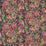 Clarke & Clarke Aubrey Velvet Forest/Raspberry Fabric F1646/01.CAC.0