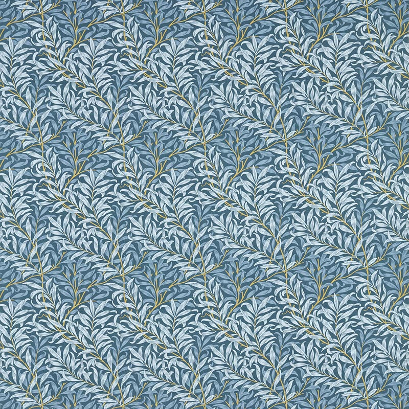 Clarke & Clarke Willow Boughs Denim Fabric F1679/01.CAC.0