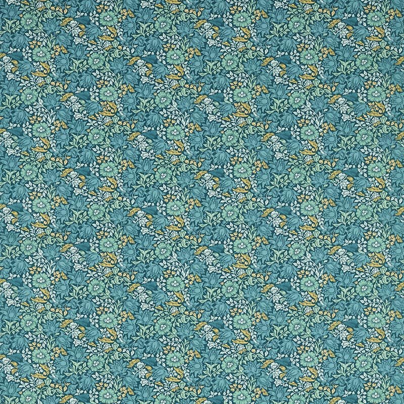 Clarke & Clarke Mallow Teal Fabric F1680/04.CAC.0