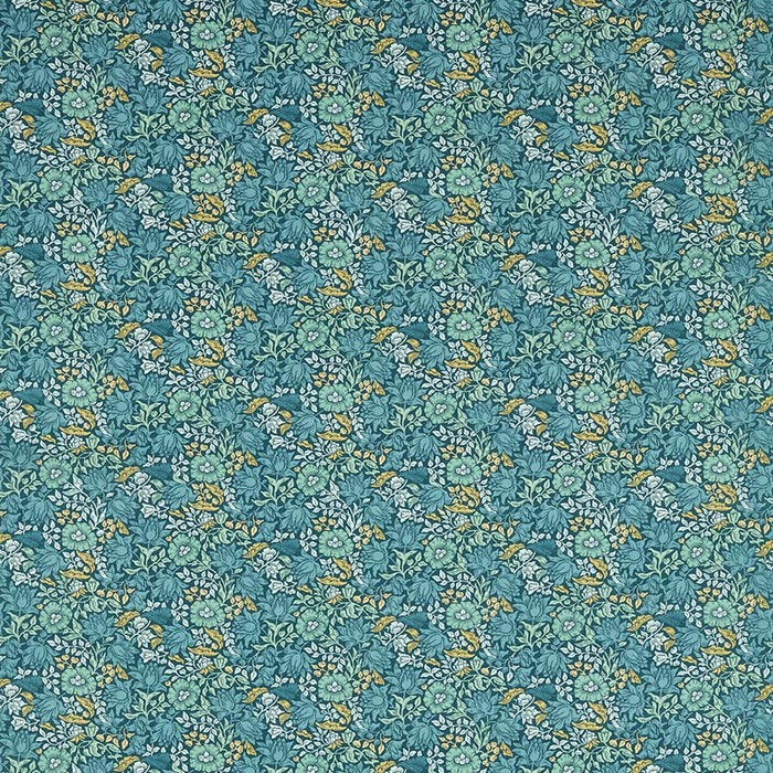 Clarke & Clarke Mallow Teal Fabric Sample F1680/04.CAC.0