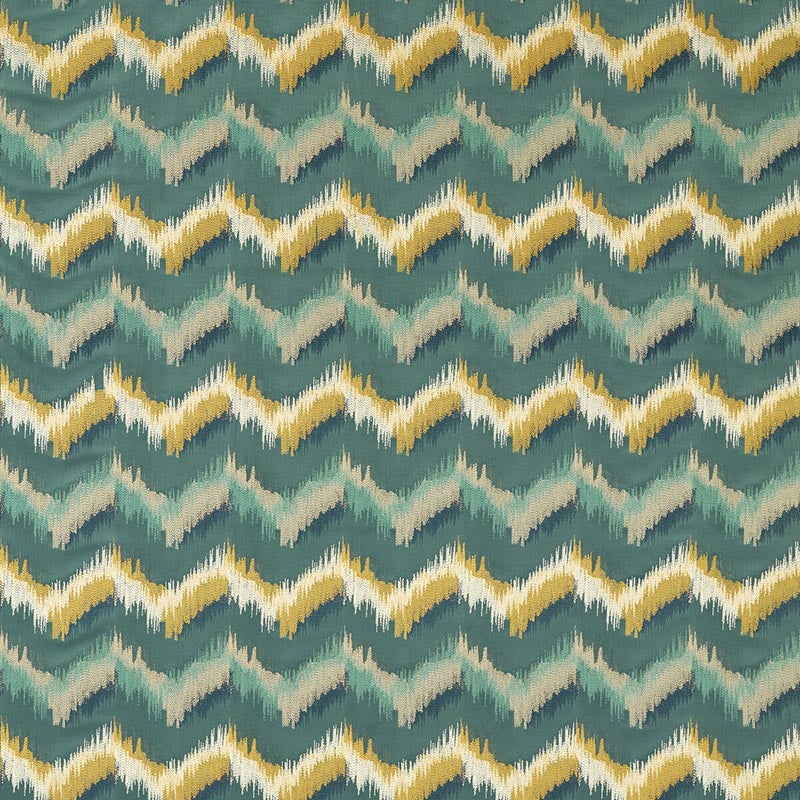 Clarke & Clarke Sagoma Teal Fabric F1698/05.CAC.0