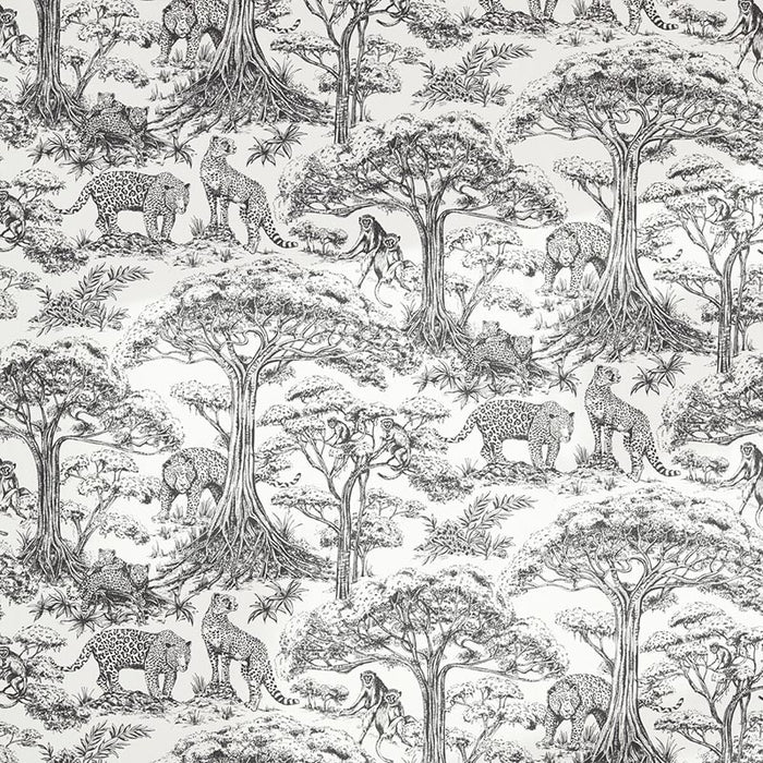 Clarke & Clarke Kisumu Noir Fabric F1710/03.CAC.0